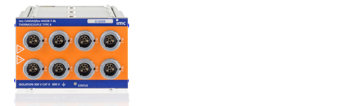 Misst Temperaturen und Kleinspannungen auf bis zu 800 V Niveau