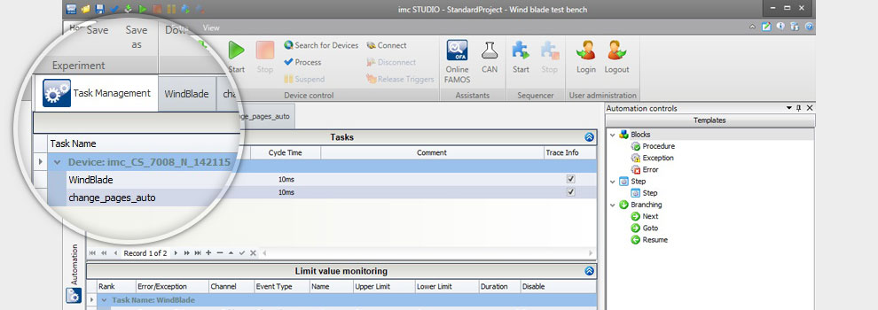 test stand automation