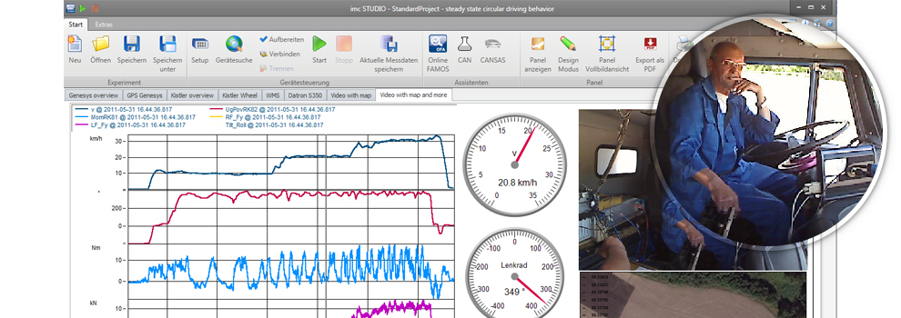 Recording and playback of videos in imc STUDIO