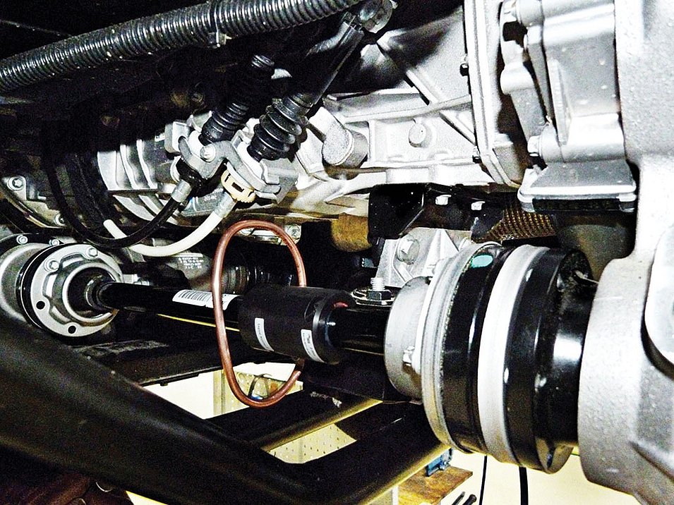 Torque measurement on a drive shaft with Dx