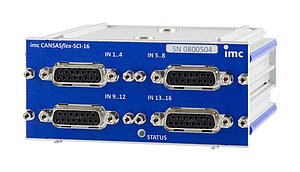16 channel CAN measurement module for voltage, current (20 mA) and temperature