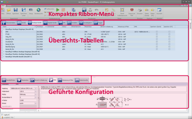 imc STUDIO View: standard