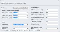 [Translate to Spanish:] strain gauge rosette calculation
